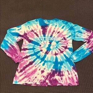 Astroworld Tie-Dye Long Sleeve Shirt